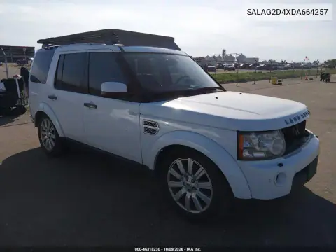 SALAG2D4XDA664257 — 2013 Land Rover LR4, Передняя часть, фото до ремонта