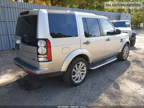 2016 Land Rover Lr4 VIN SALAG2V65GA832536 фото 5