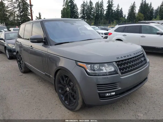 2016 Land Rover Range Rover 3.0l V6 Supercharged Hse VIN SALGS2VF8GA245398 фото 1