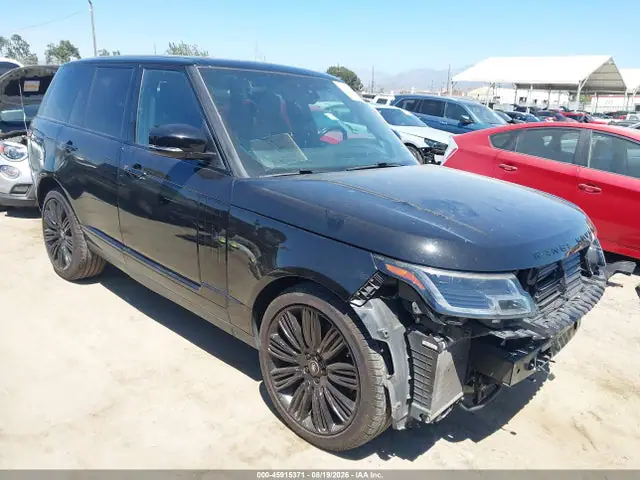 SALGS2SV6KA546935 — 2019 Land Rover Range Rover 3.0L V6 Supercharged Hse, Передняя часть (Front End), фото до ремонта