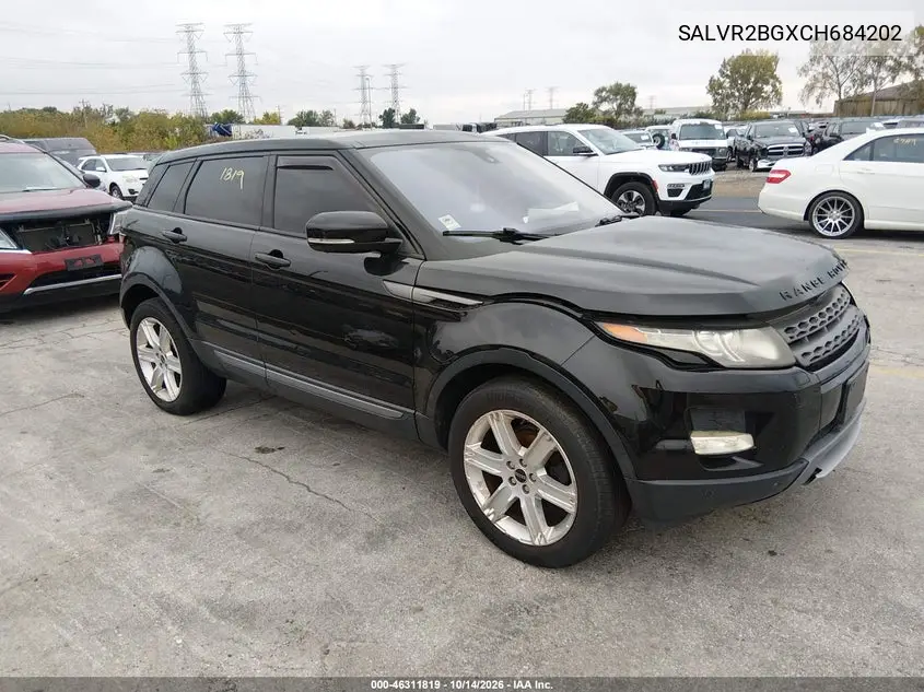 SALVR2BGXCH684202 Land Rover Range Rover Evoque 2012 — повреждение Передняя часть справа, фото до ремонта