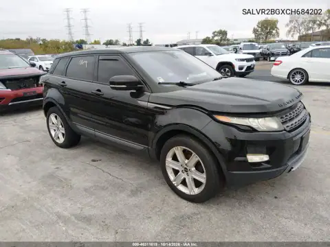 SALVR2BGXCH684202 — 2012 Land Rover Range Rover Evoque, Передняя часть справа, фото до ремонта