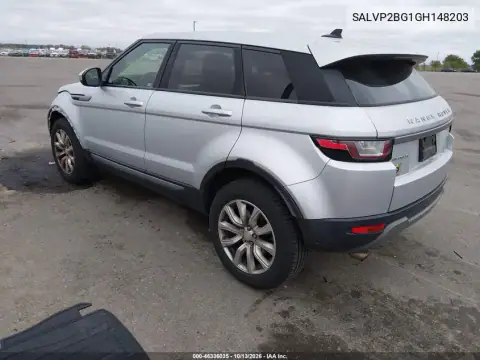 SALVP2BG1GH148203 — 2016 Land Rover Range Rover Evoque, фото 4 с аукциона IAAI, Передняя часть слева