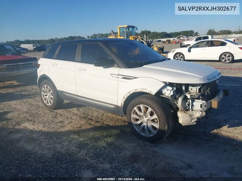 2018 Land Rover Range Rover Evoque Se/Se Premium VIN SALVP2RXXJH302677 фото 1