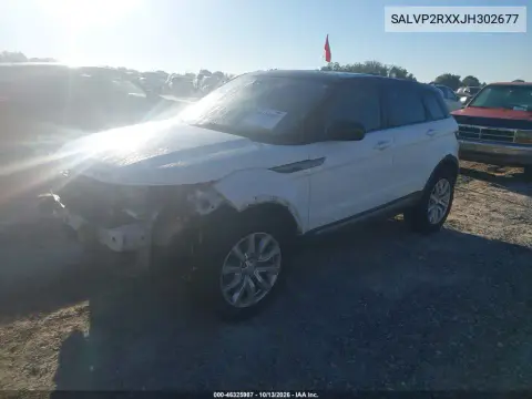 2018 Land Rover Range Rover Evoque Se/Se Premium VIN SALVP2RXXJH302677 фото 2