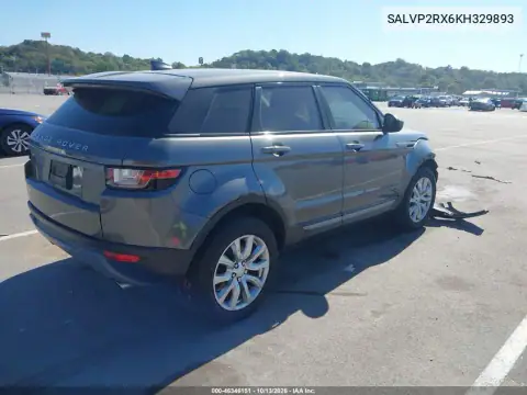 SALVP2RX6KH329893 — 2019 Land Rover Range Rover Evoque, фото 5 с аукциона IAAI, Передняя часть