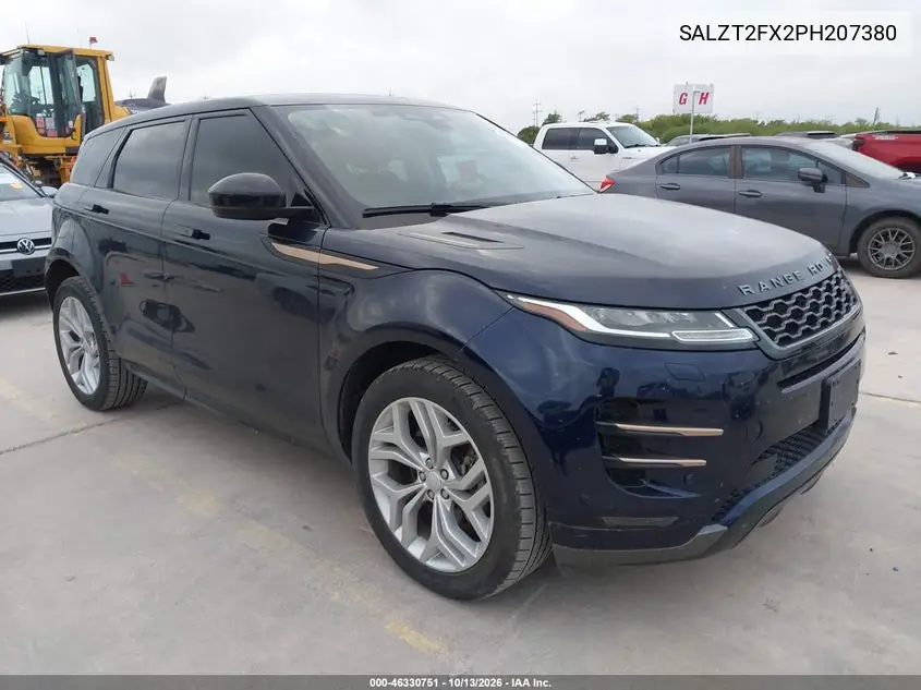 2023 Land Rover Range Rover Evoque R-Dynamic S VIN SALZT2FX2PH207380 фото 2