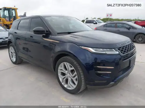 2023 Land Rover Range Rover Evoque R-Dynamic S VIN SALZT2FX2PH207380 фото 2