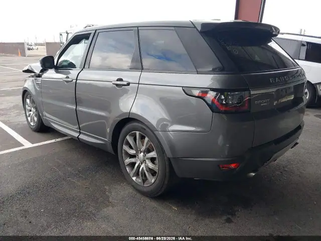 2015 Land Rover Range Rover Sport 3.0l V6 Supercharged Hse VIN SALWR2VF8FA607851 фото 3