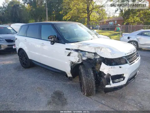 SALWR2VF1FA507283 — 2015 Land Rover Range Rover Sport, Передняя часть, фото до ремонта