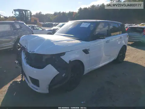 2018 Land Rover Range Rover Sport Hse Dynamic VIN SALWV2SV3JA803177 фото 2