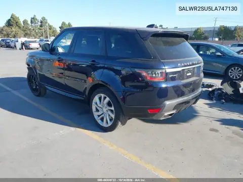 SALWR2SU5LA747130 — 2020 Land Rover Range Rover Sport, фото 4 с аукциона IAAI, Левый бок