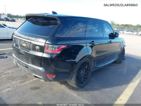 SALWR2SU2LA898863 — 2020 Land Rover Range Rover Sport, фото 5 с аукциона IAAI, Передняя часть