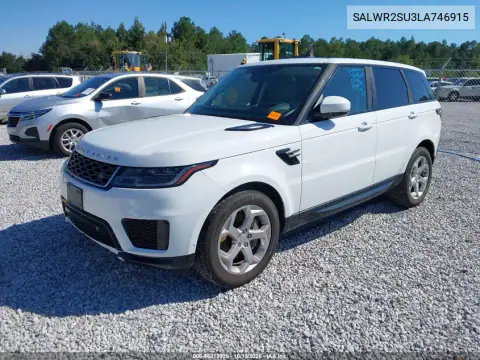 SALWR2SU3LA746915 — 2020 Land Rover Range Rover Sport, фото 3 с аукциона IAAI, Передняя часть