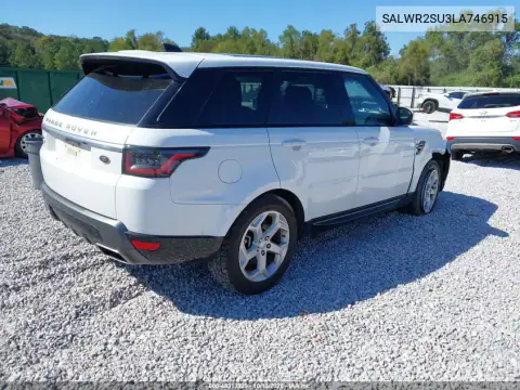 SALWR2SU3LA746915 — 2020 Land Rover Range Rover Sport, фото 5 с аукциона IAAI, Передняя часть