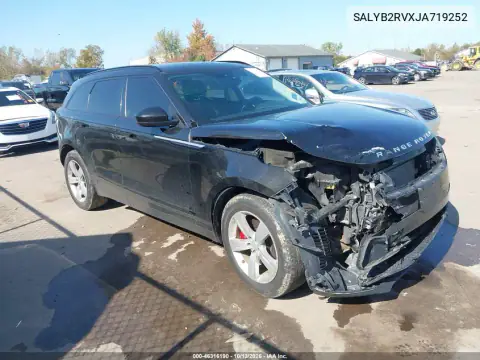 SALYB2RVXJA719252 — 2018 Land Rover Range Rover Velar, Передняя часть, фото до ремонта