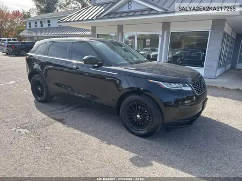 SALYA2EX2KA217265 — 2019 Land Rover Range Rover Velar, Естественный износ, фото до ремонта