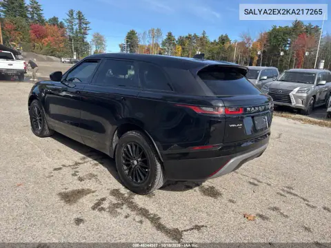 2019 Land Rover Range Rover Velar P250 VIN SALYA2EX2KA217265 фото 3
