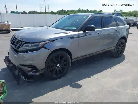 2020 Land Rover Range Rover Velar P250 R-Dynamic S VIN SALYK2EX0LA238677 фото 3
