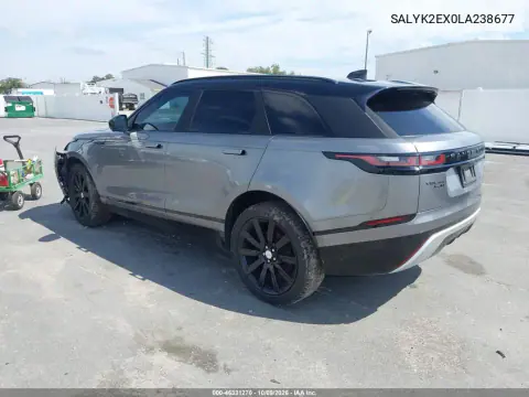 2020 Land Rover Range Rover Velar P250 R-Dynamic S VIN SALYK2EX0LA238677 фото 4