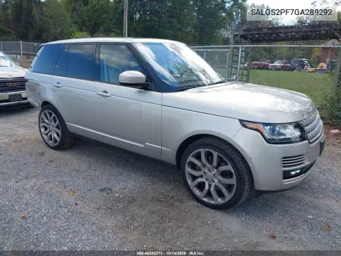 SALGS2PF7GA289292 — 2016 Land Rover Range Rover, Задняя часть справа, фото до ремонта