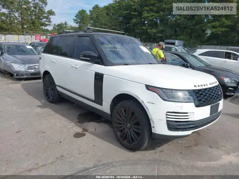 SALGS2SV1KA524812 — 2019 Land Rover Range Rover, Повреждение двигателя, фото до ремонта