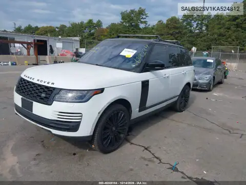SALGS2SV1KA524812 — 2019 Land Rover Range Rover, фото 3 с аукциона IAAI, Повреждение двигателя