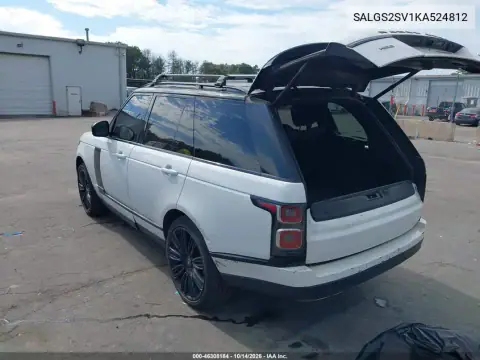 SALGS2SV1KA524812 — 2019 Land Rover Range Rover, фото 4 с аукциона IAAI, Повреждение двигателя