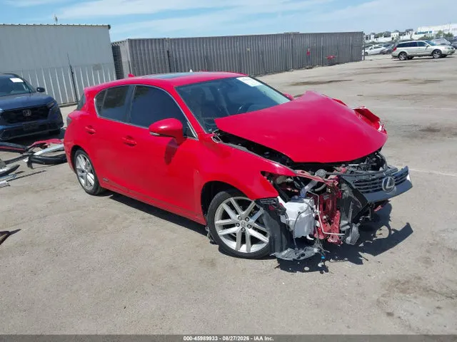 2014 Lexus CT 200H VIN JTHKD5BH5E2189283 фото 1