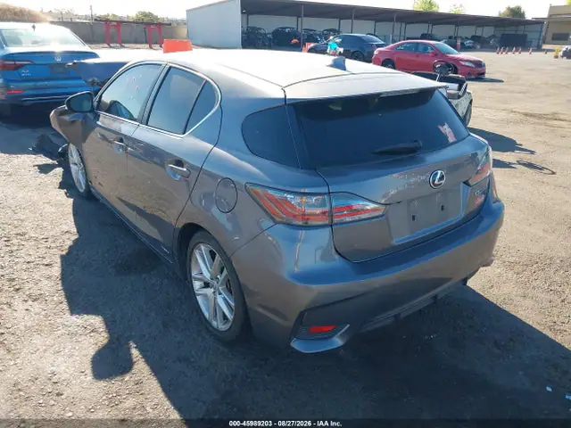 JTHKD5BH7G2251771 — 2016 Lexus CT 200H, фото 3 с аукциона IAAI 30.09.2026, Передняя часть