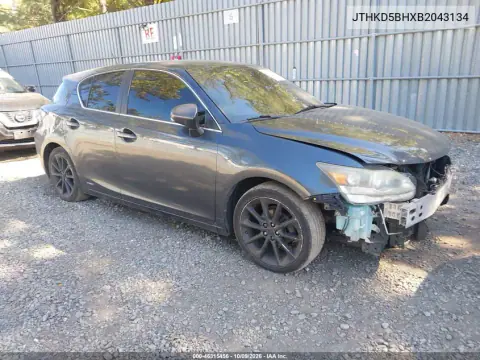 JTHKD5BHXB2043134 — 2011 Lexus CT, Передняя часть, фото до ремонта
