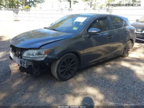 2011 Lexus Ct 200H Premium VIN JTHKD5BHXB2043134 фото 3