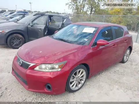 JTHKD5BH6B2029182 — 2011 Lexus CT, фото 2 с аукциона IAAI, Естественный износ
