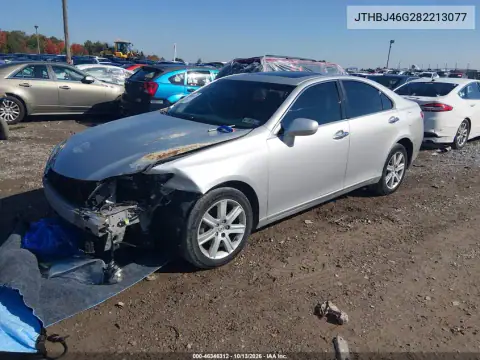 JTHBJ46G282213077 — 2008 Lexus ES, фото 3 с аукциона IAAI, Передняя часть