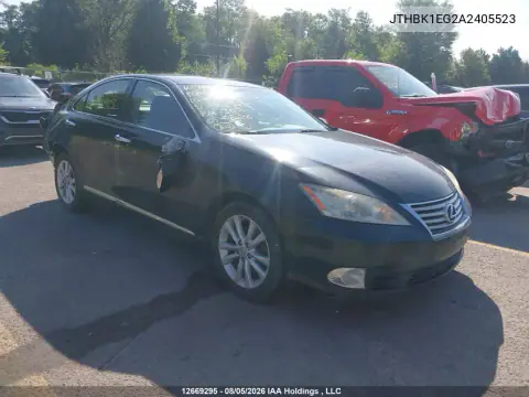 JTHBK1EG2A2405523 — 2010 Lexus ES, Сзади, фото до ремонта