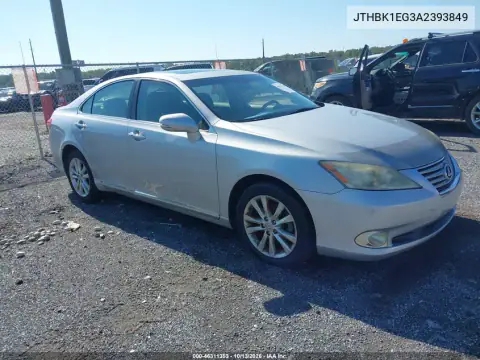 JTHBK1EG3A2393849 — 2010 Lexus ES, Естественный износ, фото до ремонта