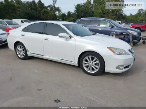 JTHBK1EG4A2381533 — 2010 Lexus ES, Естественный износ, фото до ремонта