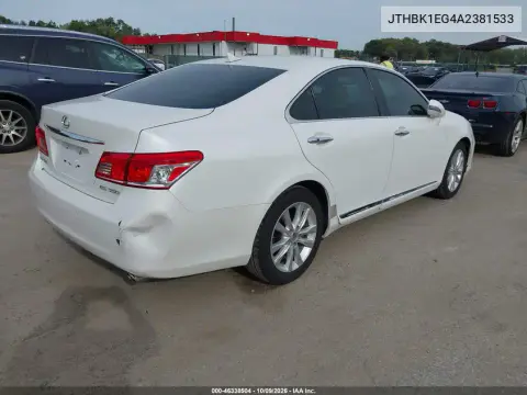 2010 Lexus Es 350 VIN JTHBK1EG4A2381533 фото 5