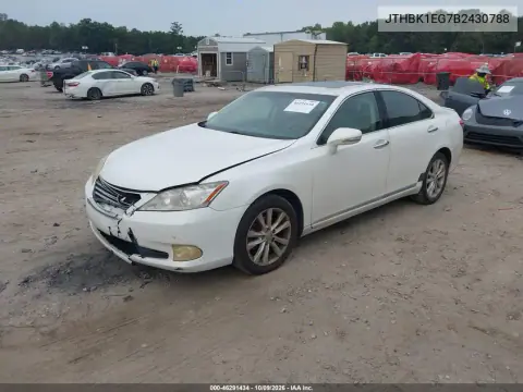 2011 Lexus Es 350 VIN JTHBK1EG7B2430788 фото 3