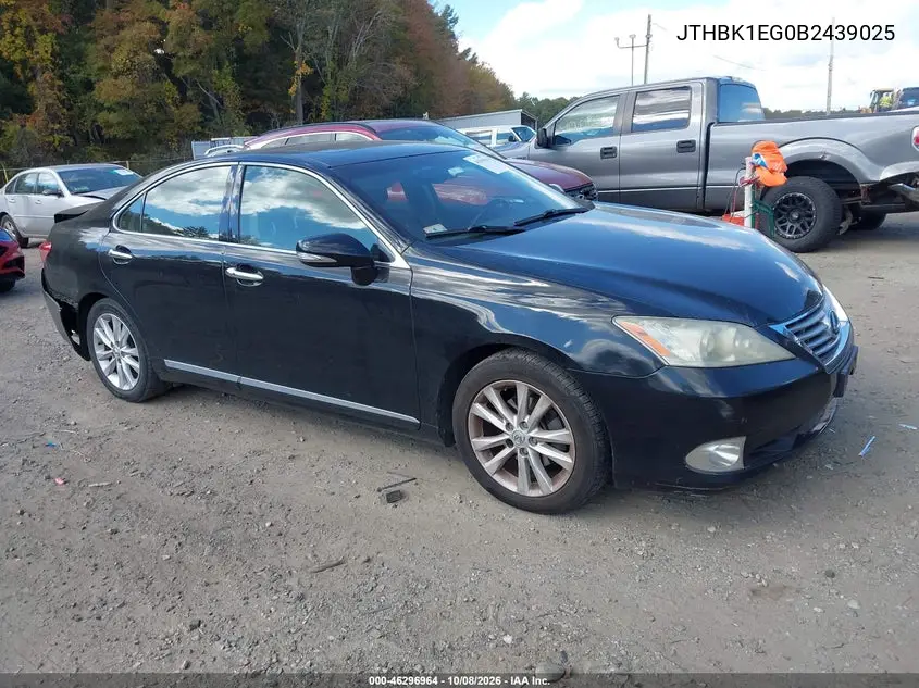 2011 Lexus Es 350 VIN JTHBK1EG0B2439025 фото 1