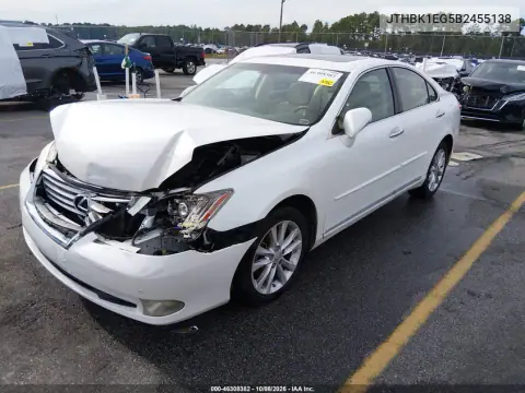 2011 Lexus Es 350 VIN JTHBK1EG5B2455138 фото 3