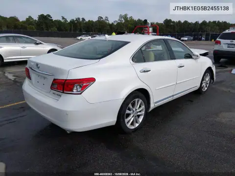 2011 Lexus Es 350 VIN JTHBK1EG5B2455138 фото 5