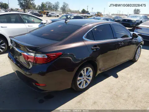2013 Lexus Es 300H VIN JTHBW1GG8D2028475 фото 5