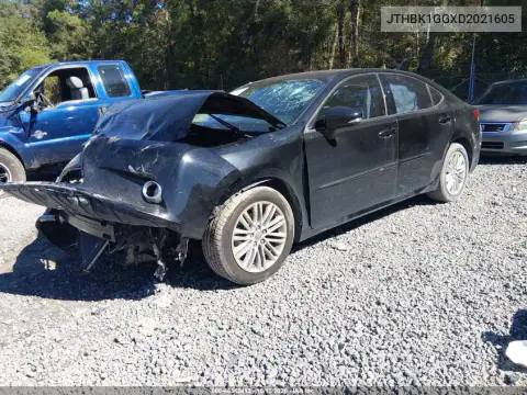 JTHBK1GGXD2021605 — 2013 Lexus ES, фото 2 с аукциона IAAI, Передняя часть