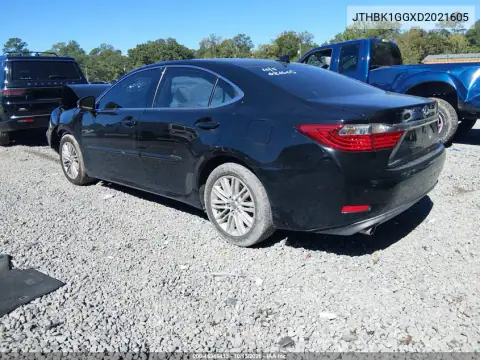 JTHBK1GGXD2021605 — 2013 Lexus ES, фото 3 с аукциона IAAI, Передняя часть