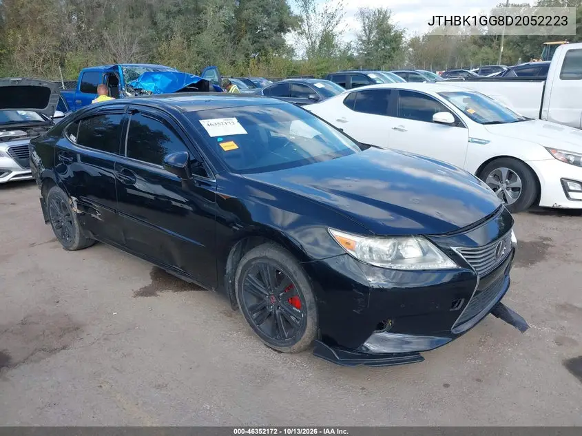 JTHBK1GG8D2052223 Lexus ES 2013 — повреждение Левая / Правая сторона, фото до ремонта