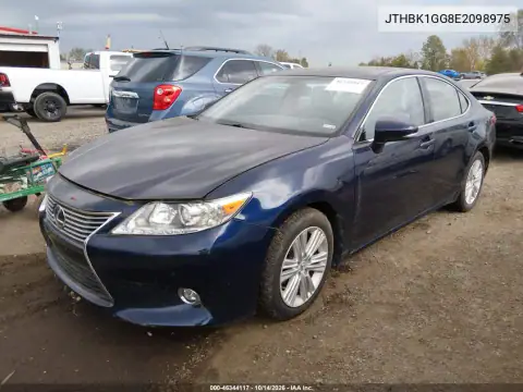 JTHBK1GG8E2098975 — 2014 Lexus ES, фото 2 с аукциона IAAI, Естественный износ