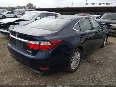 JTHBK1GG8E2098975 — 2014 Lexus ES, фото 4 с аукциона IAAI, Естественный износ