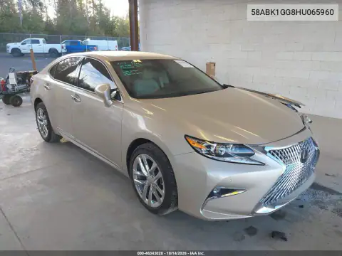 58ABK1GG8HU065960 — 2017 Lexus ES, Передняя часть слева, фото до ремонта