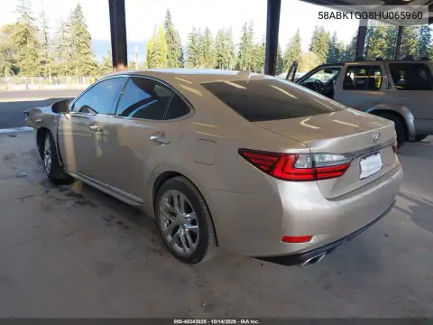 58ABK1GG8HU065960 — 2017 Lexus ES, фото 4 с аукциона IAAI, Передняя часть слева